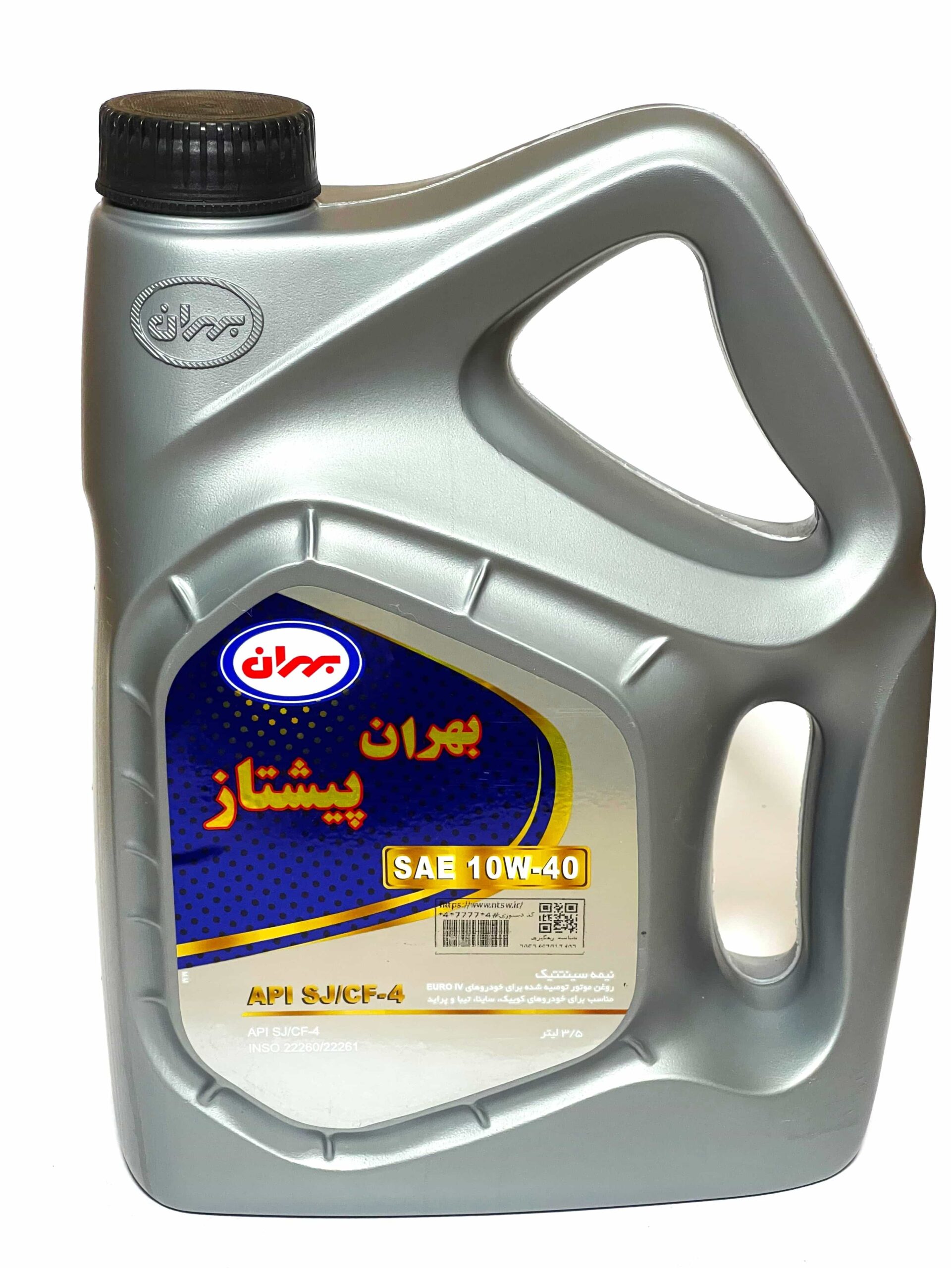 روغن موتور بهران پیشتاز 10w40 حجم 3/5 لیتری