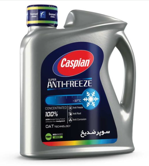 ضدیخ و ضدچوش کاسپین حجم 4 لیتری