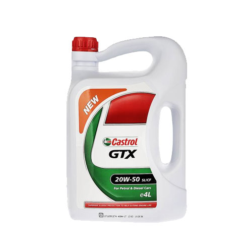 روغن موتور کاسترول API SL/CF 20W50 GTX حجم 4 لیتری
